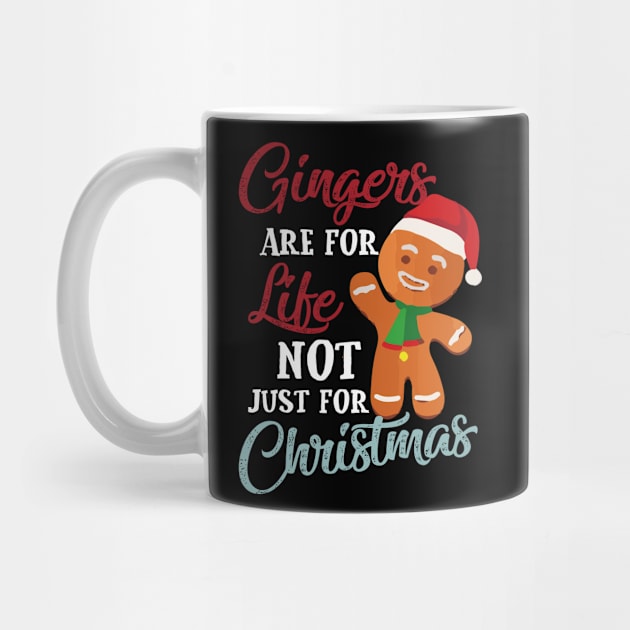 Gingers For Life Gingerbread Funny Christmas Holiday by rezaabolghasemitam